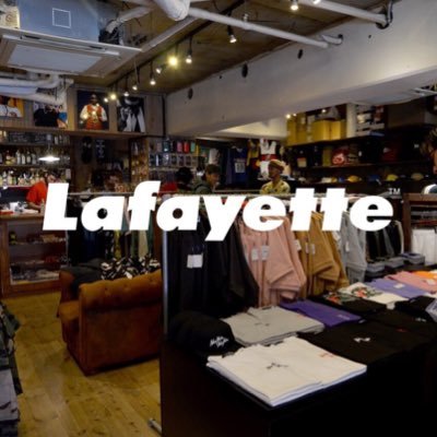 lafayette_YKHM's profile picture. -- Lafayette YOKOHAMA Official Twitter -- 横浜駅西口より徒歩7分。オリジナルブランドLFYTを中心にNewYorkの買付け商品等を揃えるセレクトショップ。 今後はこちらのアカウントにて発信致します。@lafayette_jp