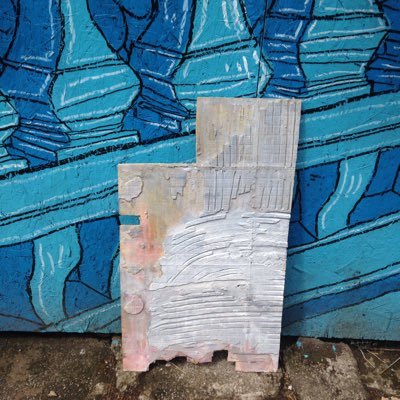 Abstract street artist. I take debris from the street, paint it, and return it. I then sit and wonder if people find it and take it home.