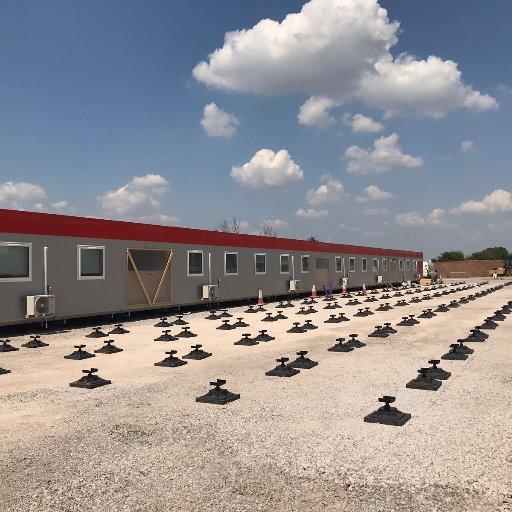 Jackpad is a sustainable (recycled plastic) Building Control Approved foundation system for modular and relocatable buildings.