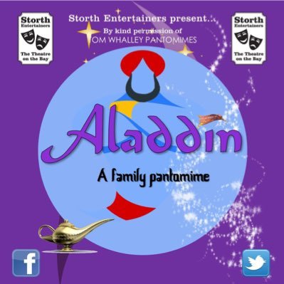 The Theatre on the Bay: our next production will be ‘Aladdin’, a family pantomime