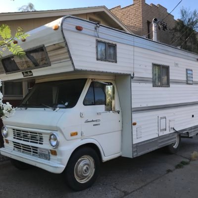 1972 Ford Melmar camper van.