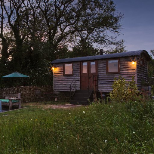 Here you find the Unique 5 Star Luxury Shepherds Huts. Perched very high up on the Mendip Hills with staggering views to the Glastonbury Tor and way beyond.