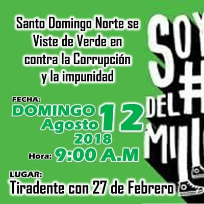 La unión hace la fuerza
La fuerza del Movimiento Verde
Movimiento en el que caminamos
Caminamos dando pasos
Paso a paso contra los corruptos