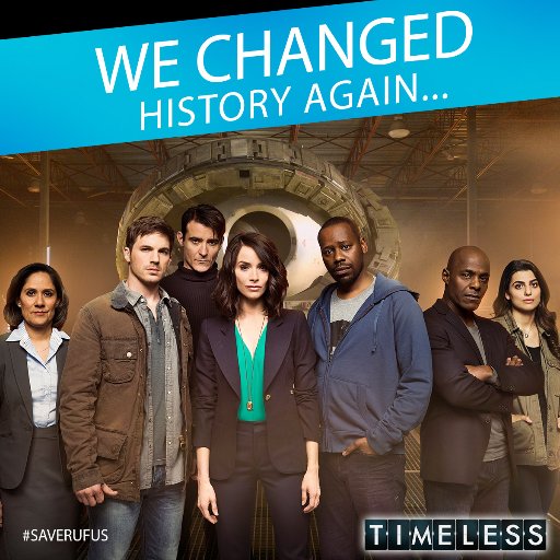 We are the Writers of Timeless on NBC.