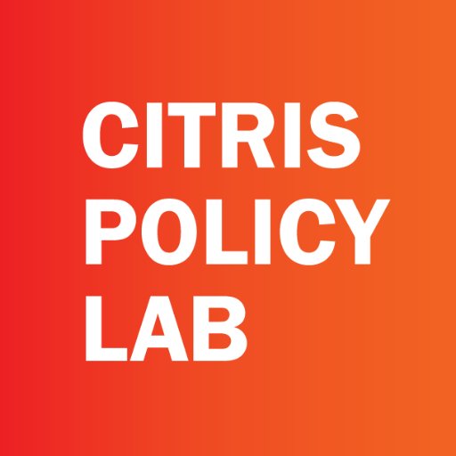 The CITRIS Policy Lab supports interdisciplinary tech policy research & engagement to encourage development and deployment of tech in the interest of society.