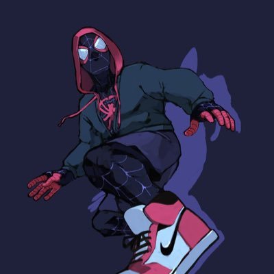 Miles Morales, The Spider-Man, Parody Account, my views are my own, Sponsored by #Nike
