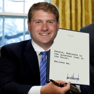 FakeKamler's profile picture. Jurassic Park Enthusiast, Bar Owner, Farmer #FeedingtheWorld (Parody, no affiliation w former UNL student body president and current Geneva Mayor)