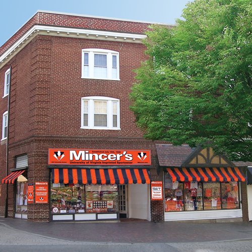 Mincer's University of Virginia Imprinted Sportswear is a fourth-generation family-owned, family-operated Charlottesville business, since 1948.