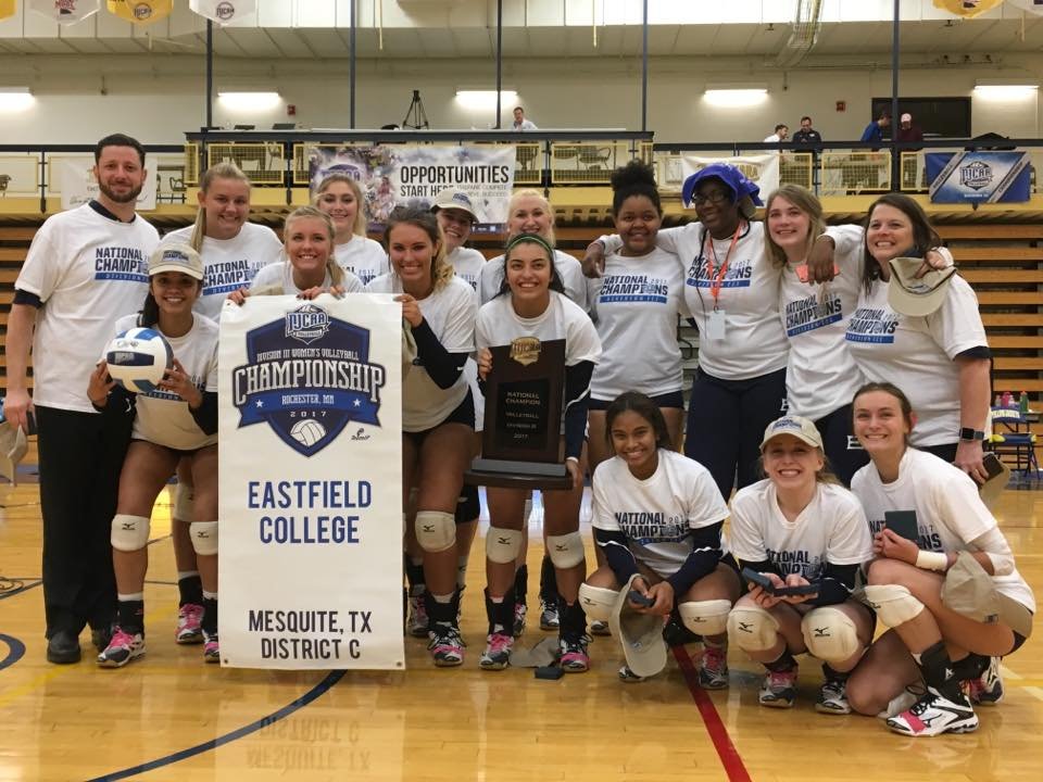 2017 NJCAA National Champion - The Official Twitter Page of the Dallas College Eastfield Women's Volleyball Team. We are the Lady Harvesters!