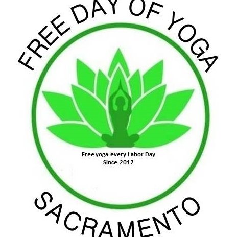 Sacramento. Free Yoga. All Day. Labor Day, September 4th 2023. Embracing all styles, welcoming all people! Share photos with: #sacramentofreedayofyoga