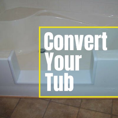 Convert Your Tub creates custom bathtub-to-shower conversion kits, perfect for anyone with mobility issues. Visit our site to learn more!