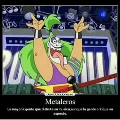 Amante del rock y metal...“de la inconciencia  a la conciencia”. Y no por eso quiero que me confundan con un HOMBRE    =)