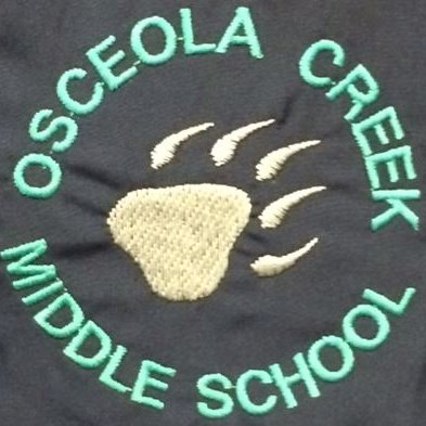 Official twitter feed for Osceola Creek Middle School.  @ocmsbears  #bearpride @pbcsd
