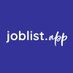 Joblistapp (@joblist_app) Twitter profile photo Joblistapp (@joblist_app) Twitter profile photo
