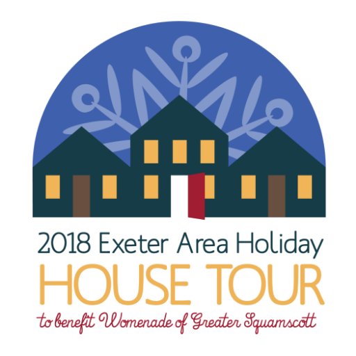 The Exeter Area Holiday House Tour is a festive glimpse at 6 homes decorated by 6 talented area designers. Proceeds benefit Womenade of Greater Squamscott.