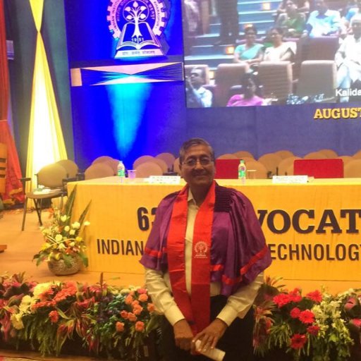 Chairman RubberBoard ministry of commerce & industry GOI, (PhD) IIT Kharagpur, (Gold medalist)Master Mechanical Engg. Jadavpur University, WB,