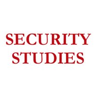 Security Studies (@secstudies_jrnl) 's Twitter Profile Photo