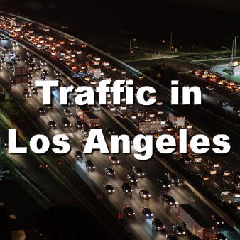Traffic alerts for Los Angeles, California