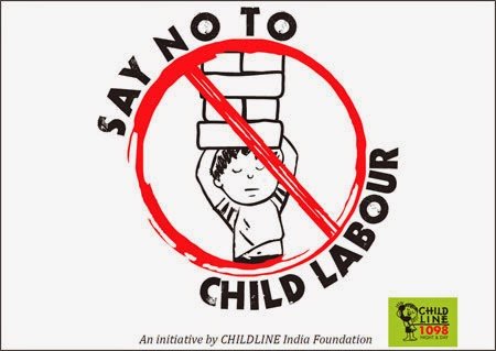 say no for child labor but say yes for child education