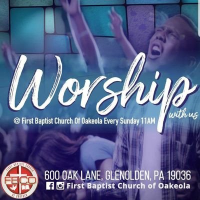 Oakeolachurch's profile picture. The First Baptist Church of Oakeola exists to glorify God by leading persons to a saving knowledge of Jesus Christ and introducing them into the family of God.