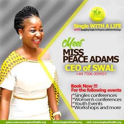 SWAL is about Effective Singleness and Marriage Preparation.
For more information, visit our website. Watch all our videos on Facebook and YouTube