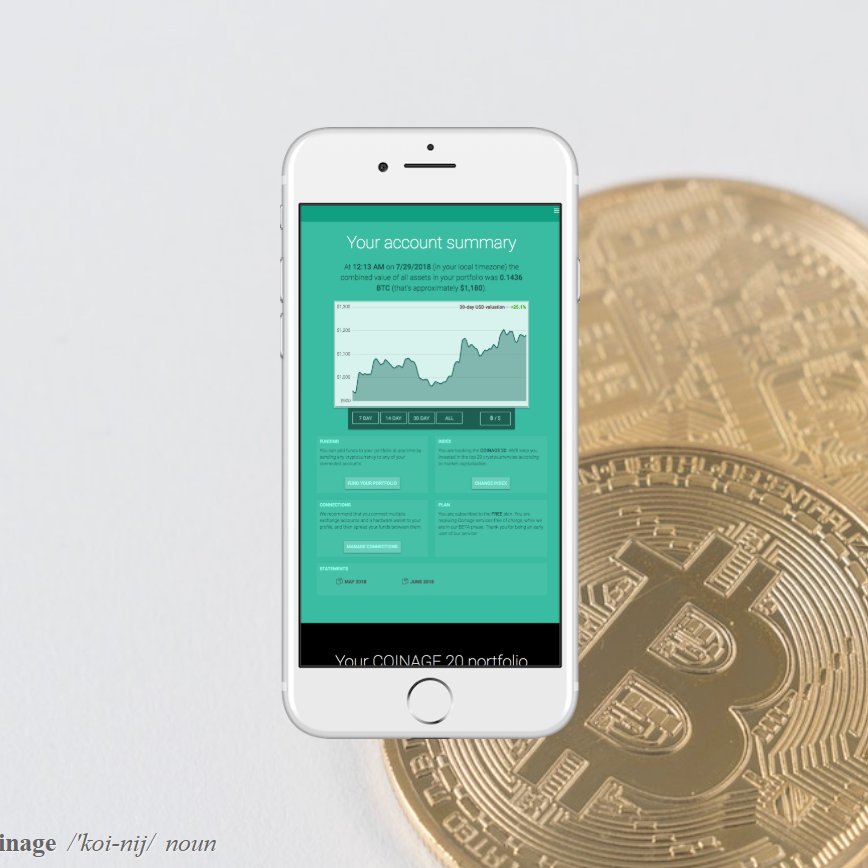 We diversify your cryptocurrency portfolio so you don't have to stress about it.