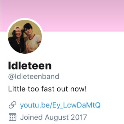 Follow @idleteenband they make really good music that you should check out
