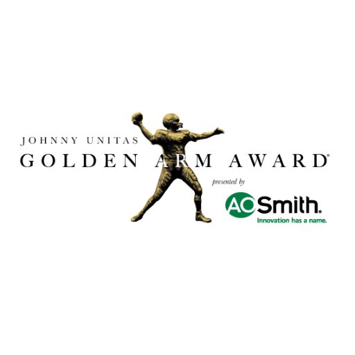 Named after Johnny Unitas, the greatest quarterback to play the game of football, the Golden Arm Award is presented annually to the top college quarterback.