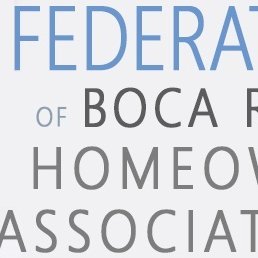 The Federation of Boca Raton Homeowner Associations serves as the community voice for homeowners and actively participates in local government issues.