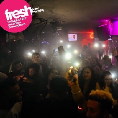 Fresh - The Biggest Thursday night out in Birmingham - Indi Bar Birmingham. Text #fresh + full names to 07450227015 for guest list