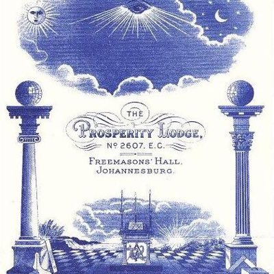 prosperitylodge's profile picture. Prosperity 2607 (EC) established in 1896. We meet every second Wednesday at Freemasons Hall, Parktown JHB. Installation November Email: prosperity2607@gmail.com