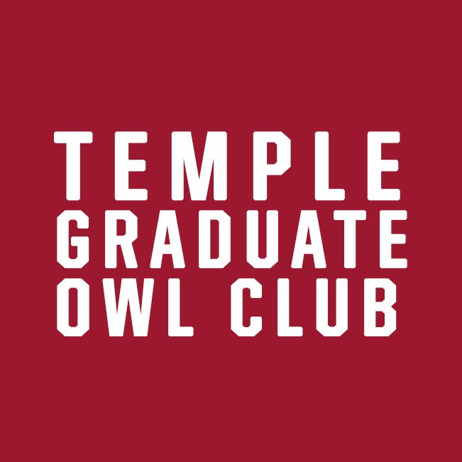 Graduate Owl Club members are young alumni (30 and under) supporting the mission of Temple Athletics. Extension of the @TempleOwlClub.