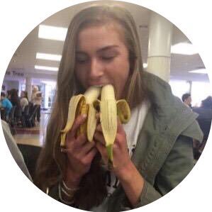 dm us pics of people eating bananas