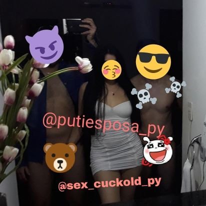Marido de una hotwife @putiesposa_py
Amantes del loco, rico y buen sexo
Afines al estilo Swinger,Hotwife,Cuckold
HETERO ambos! https://t.co/qboNXcWNNo