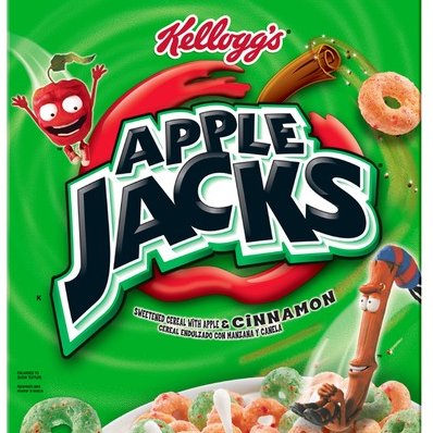 Why not start your day with a delicious bowl of Apple Jacks?