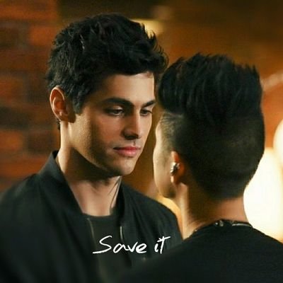 Shadowhunters fan account, Malec,  Matthew Daddario,  Harry Shum Jr, #ShadowKnitter, food sometimes