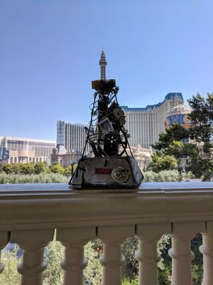 MrCenterpiece's profile picture. I am a #Defcon26 chill room centerpiece. I escaped from my captors and am going on a year long vacation #MrCenterpiece 🤖