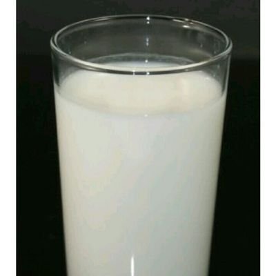 literally a glass of milk