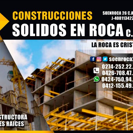 #Constructora #Bienesraices #Proyectosinmobiliarios
📲Telf.: 0274-252.22.23/ 0426-708.47.26/ 0424-750.94.29 
📩soenroca26ca@gmail.com