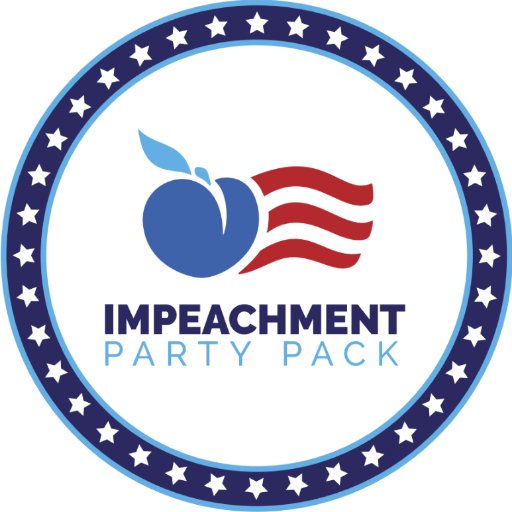 VOTE LOUD. Make your preference known. Throw an #ImpeachmentParty today with our all-inclusive party pack.