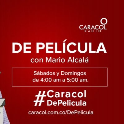 Bienvenidos al Twitter oficial de la sala de cine que abre más temprano en Colombia, el programa de cine de @CaracolRadio.