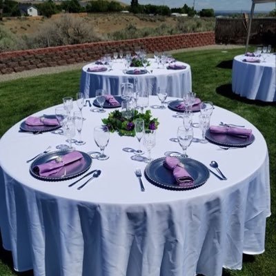 Party equipment rentals for Tricities Wa area. We offer tables, chairs and more at an affordable rate.