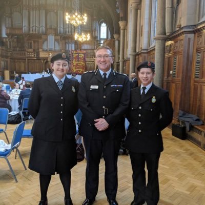 We are Liam and Rachel from Stockport Volunteer Police Cadets, chosen to be the Greater Manchester High Sheriff’s Ceremonial Sword Bearers 👮🏻‍♀️ 👮🏻‍♂️ 🗡⚔️