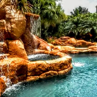 ARTIFICIAL ROCK AND WATERFALL DESIGNER /BUILDER. Repairs  and coloring to existing rock waterfalls  also available upon request,  Instagram-  rockmonster_miami