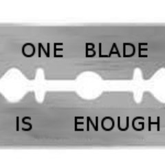I am an advocate of #wetshaving with a single blade. #Onebladeisenough