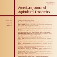 American Journal of Agricultural Economics (@ajae_aaea) 's Twitter Profile