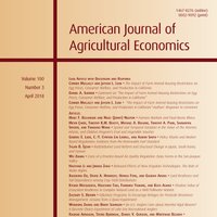 American Journal of Agricultural Economics(@AJAE_AAEA) 's Twitter Profile Photo