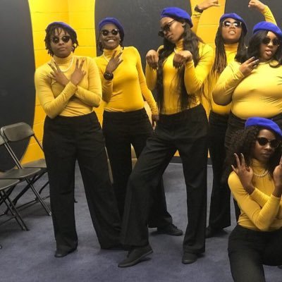 Breathtaking Ladies of the Beta Iota Chapter of Sigma Gamma Rho Sorority Incorrrporrateddd 🐩💛💙