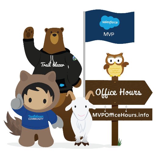 #MVPOfficeHours is a @salesforce help service run by Salesforce MVPs to serve Admins and Developers. Past Sessions: https://t.co/5xlReTFdgJ