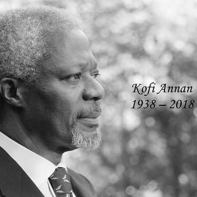 1936 - 2018. Account managed by staff of the Kofi Annan Foundation.
